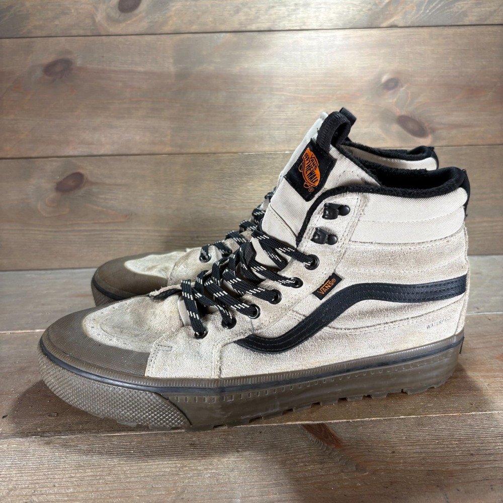 Vans Sk8 Hi MTE Mens size 11 shoes brown Suede Waterproof High Top sneakers